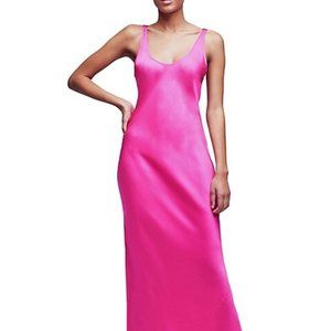 Akiya Midi Tank Dress In PINK